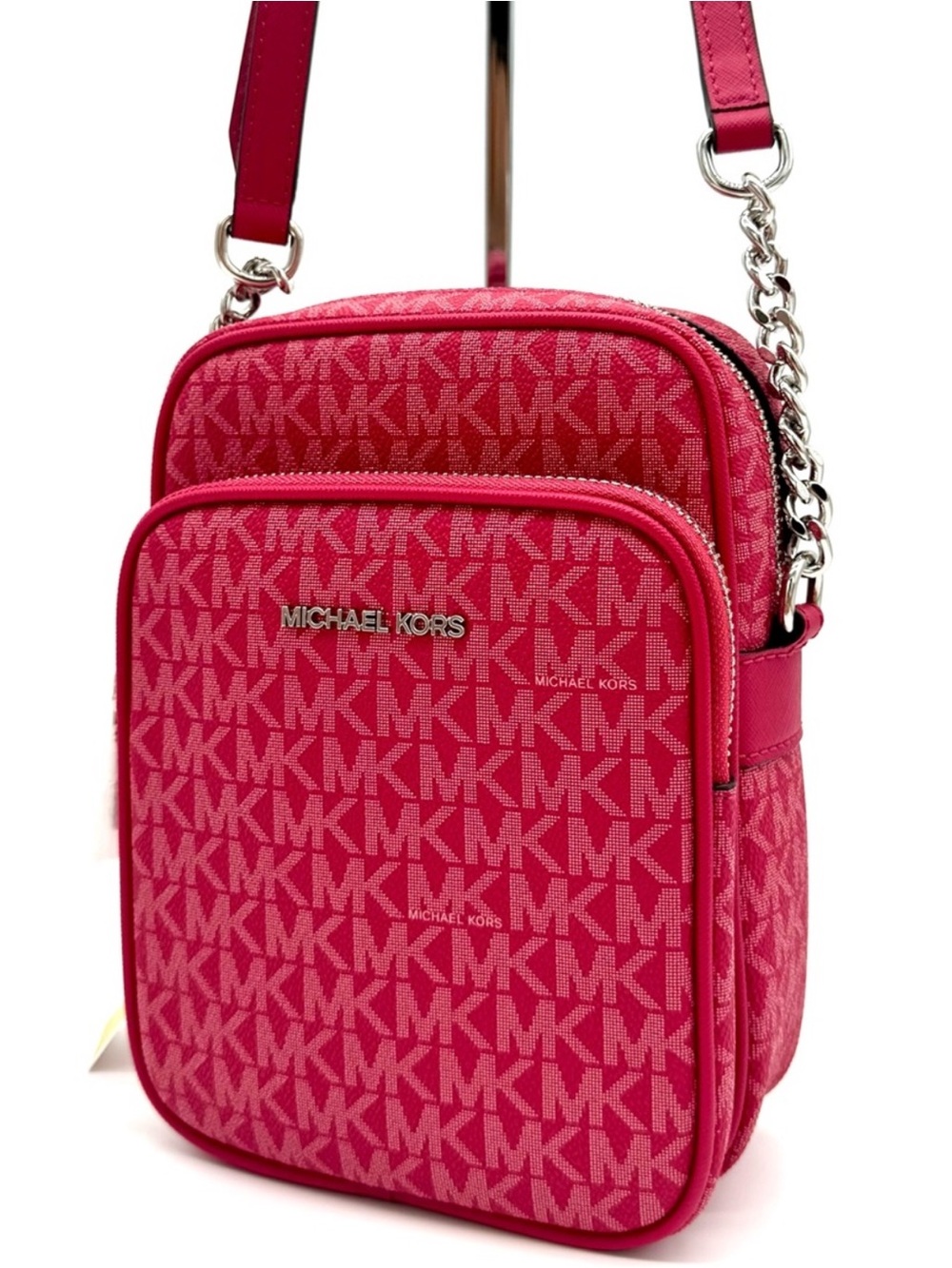 Michael Kors Medium NS Chain Xbody Bag Dark Raspberry